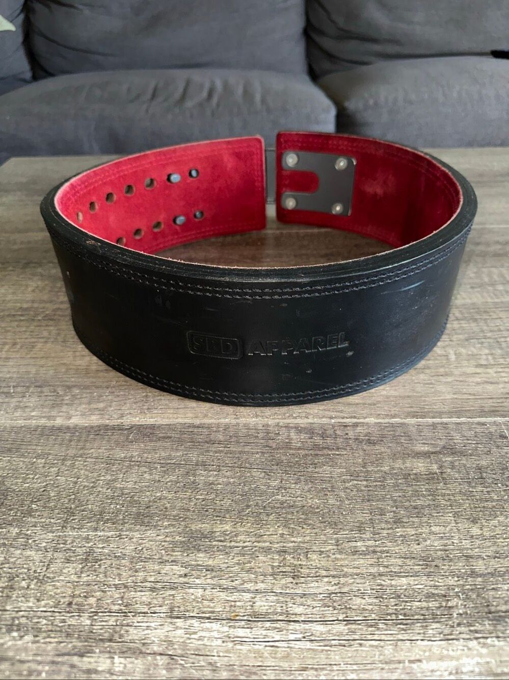 SBD Belt 13mm Large Powerlifting WeightLifting Gym Squat Bench Deadlift Leather